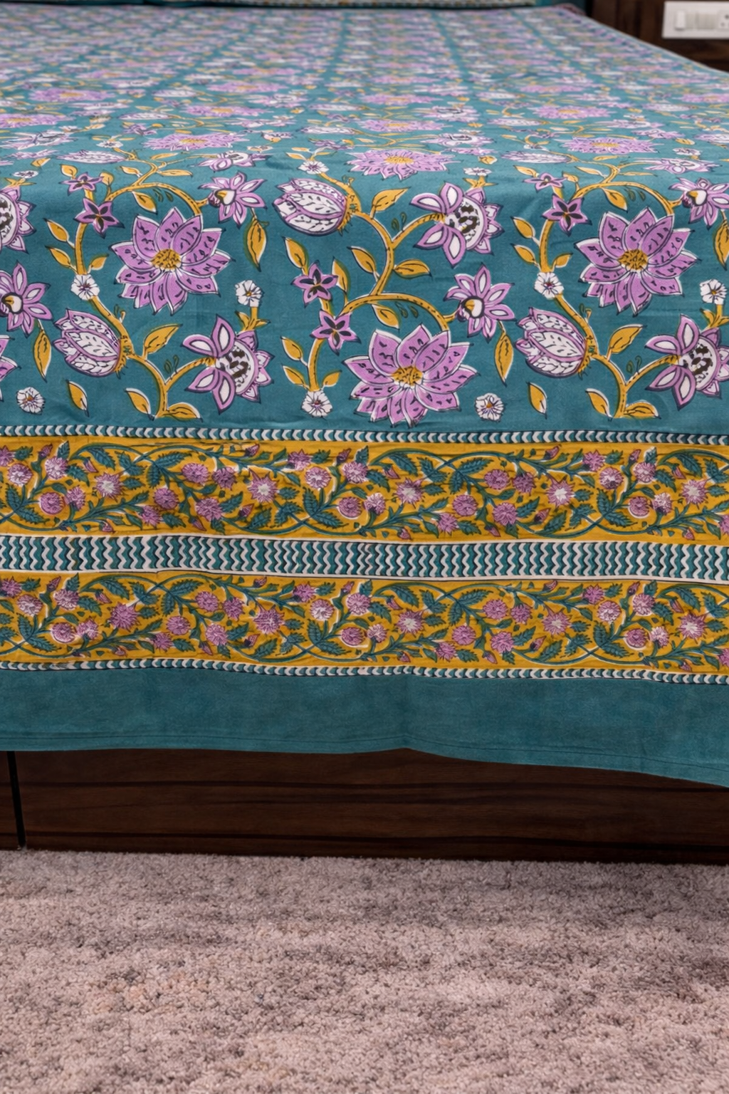 Teal Lavender Bloom