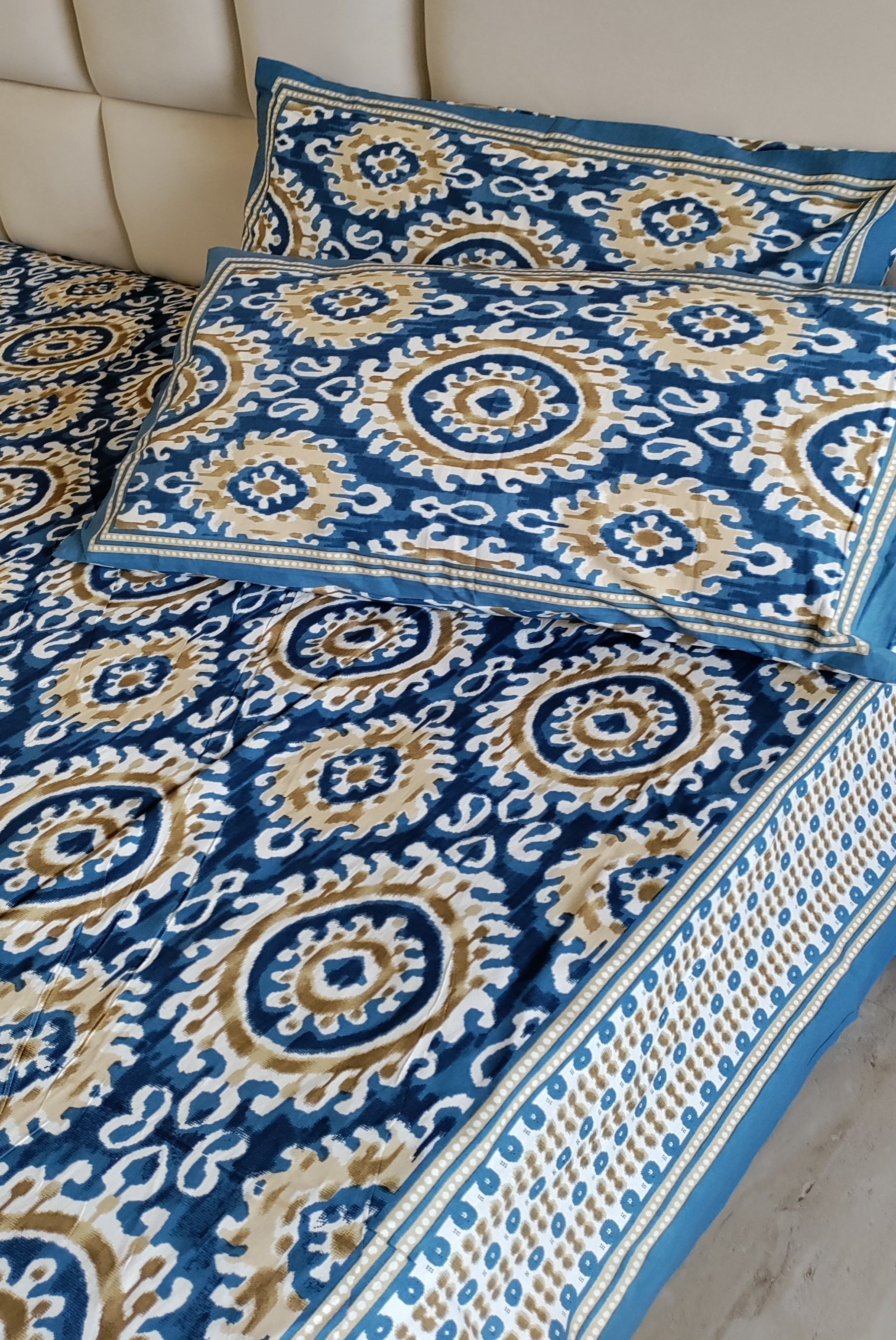 Blue ikkat